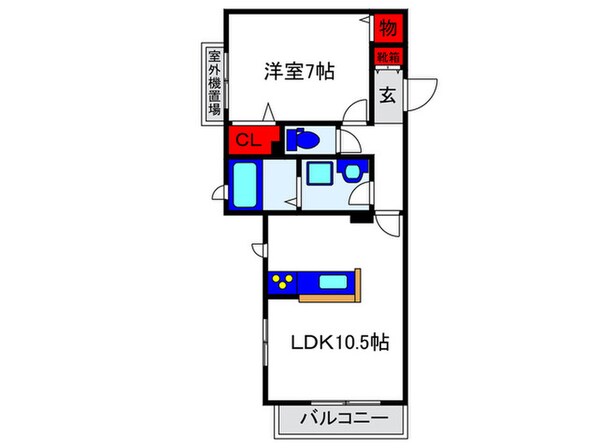 Luminous Suite豊中曽根の物件間取画像